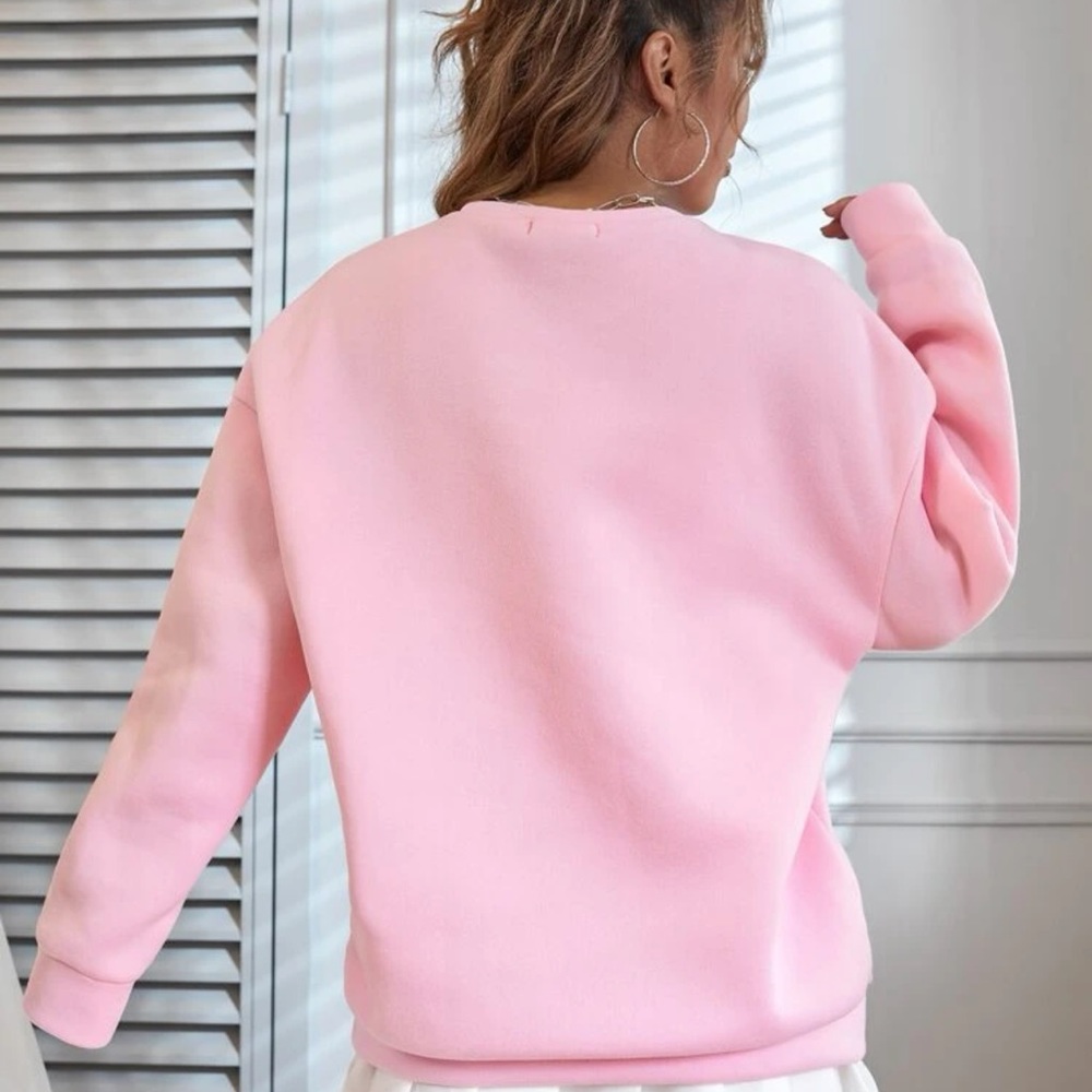 Cute pink sweatshirt